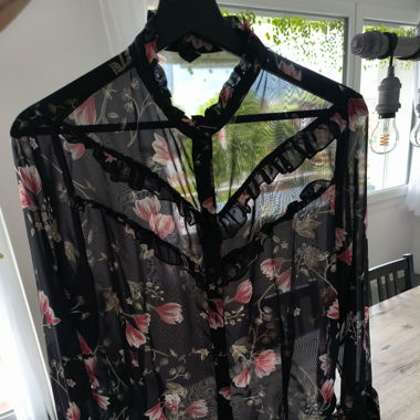 Bluse mit Blumen