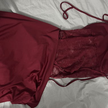 Burgundy Dress