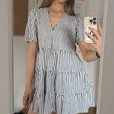 Robe d'été rayée
