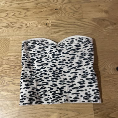 Leoparden Bandeau Top