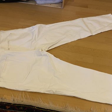 Highwaste White Jeans
