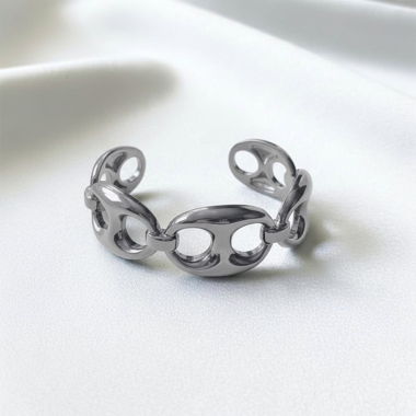Bracelet de manchette argenté comme Cuff