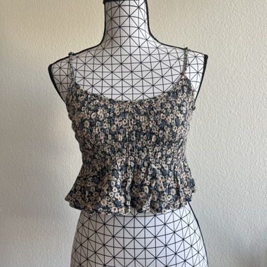 pull&bear summer top with flowers