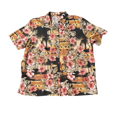 Vintage Flower Shirt - XL/XXL