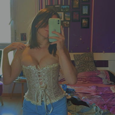 Beige Satin Corset