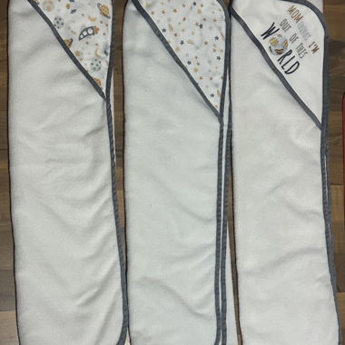 Set of 3 kids' bath linens (small size)