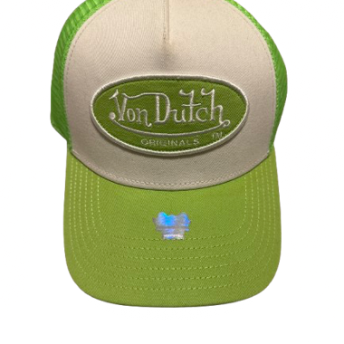 Von Dutch Trucker Cap vert-beige