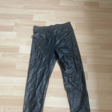 Lederleggins