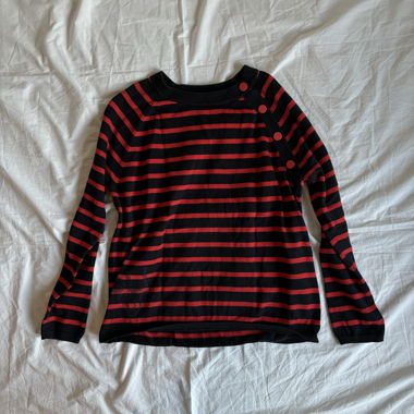 “Project 2004” side snap sweatshirt