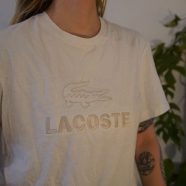Tshirt Lacoste Crème