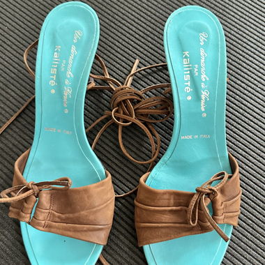Sandali in pelle Kallisté   Taglia 40