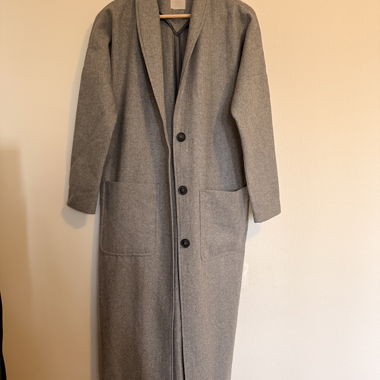 Cappotto lungo in lana
