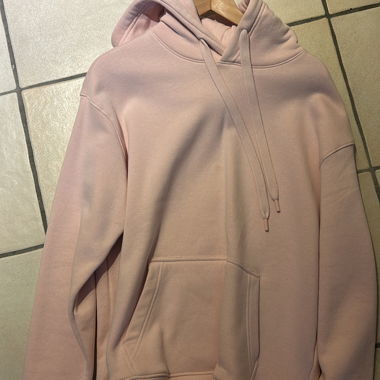 Hoodie rosé Puder