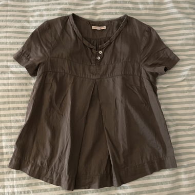 vintage brown blouse