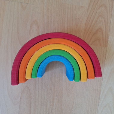 Holz-Regenbogen Puzzle