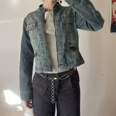 Perfect biaggini Jean jacket 