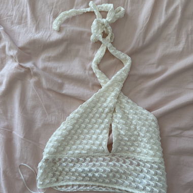 Haut blanc Bershka