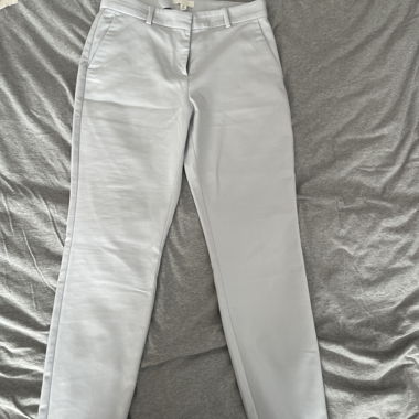 Pantaloni in tessuto H&M donna azzurro chiaro tg. 40