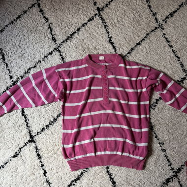 Striped pink sweater