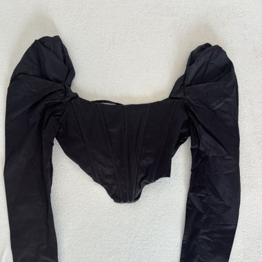 Langarm mit Schnürung