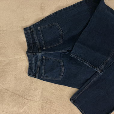 Jeans Baggy blu scuro di Bershka