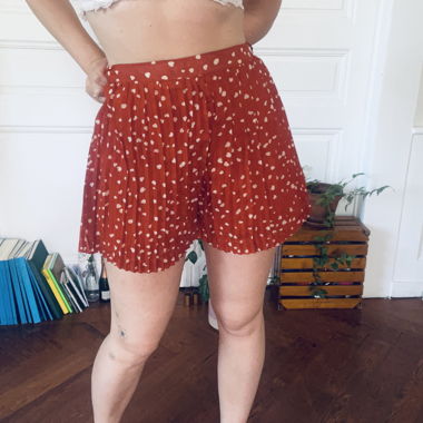Short jupe cœur 
