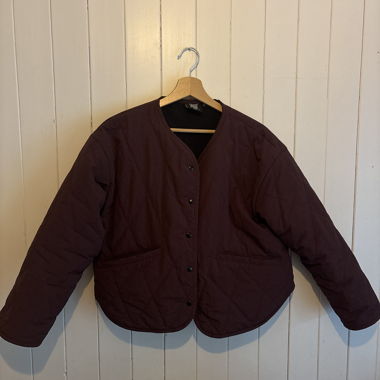 Dark Red Padded Jacket