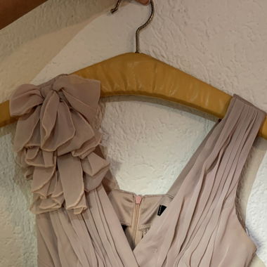 Abendkleid altroséfarben