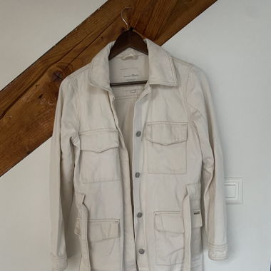Denim white jacket