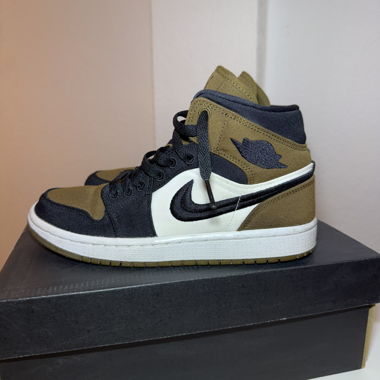 Jordan 1 mid olivegreen
