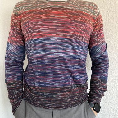 Pull en maille Missoni Gr. 50 Laine multicolore Col rond
