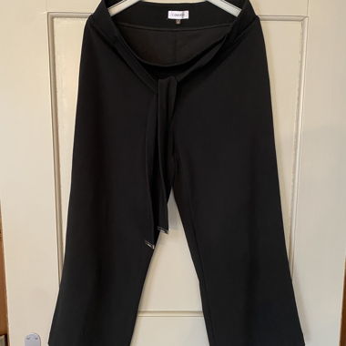 Calvin Klein schwarze Wide-Leg-Hose S