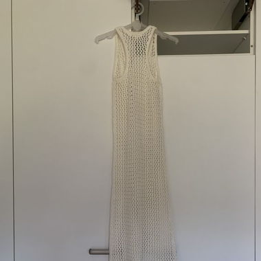 Pull & Bear Strand Kleid / weiss