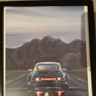 Porschebild ohne oder mit Rahmen 