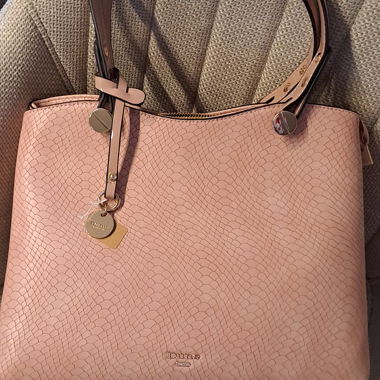 Dune London Rosafarbene Shopper-Tasche