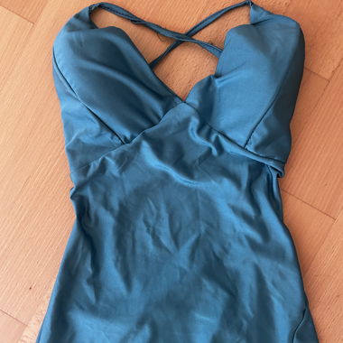 Turquoise Evening Dress