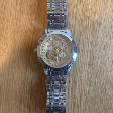 Brand new metal watch