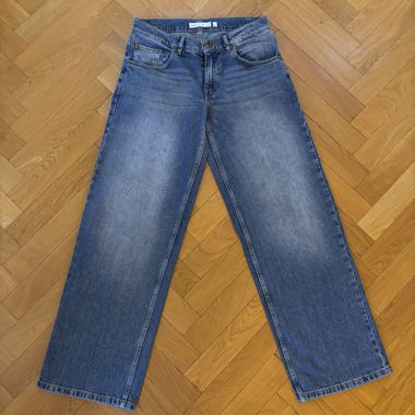 Subdued Wide-Leg Jeans blau EU 40