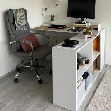 Chaise de bureau grise