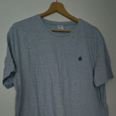 T-shirt bleu clair a lignes Springfield taille XL