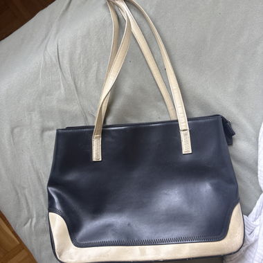 Borsa a Mano Blu Scuro