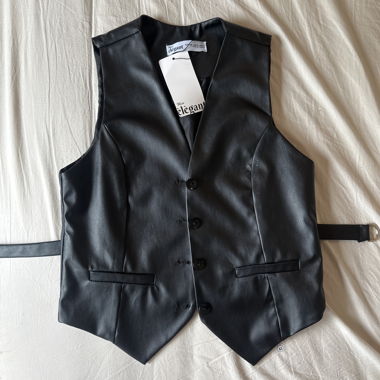 Gilet in ecopelle
