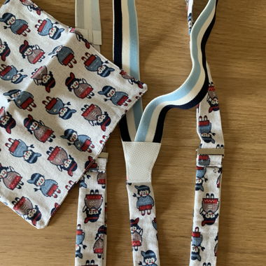 Handmade Design Suspenders – Unique Piece