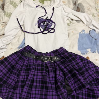 Y2K Vintage Purple Set