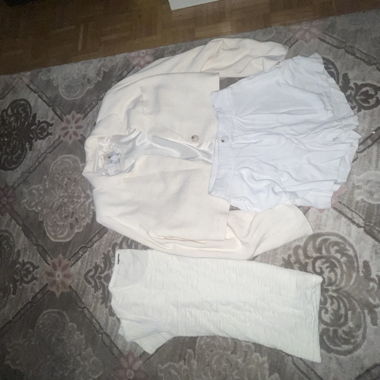 Completo bianco nuovo 