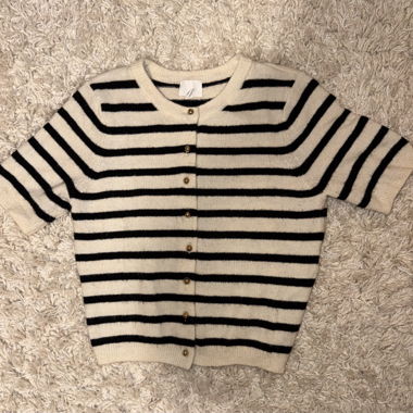 Cardigan a manica corta