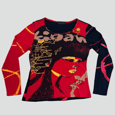 Custo Barcelona beautiful Y2K vintage longsleeve
