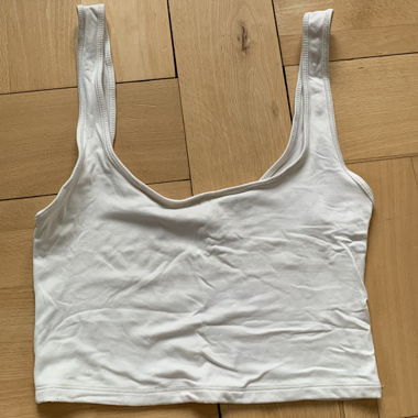 White Crop Top