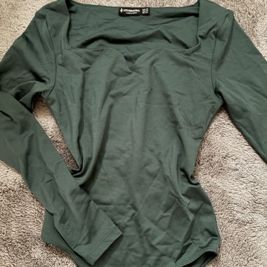 dark green bodysuit