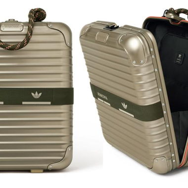 Rimowa X Adidas zaino in alluminio